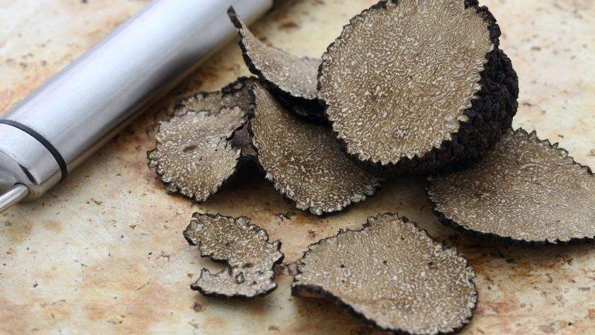 sliced truffle